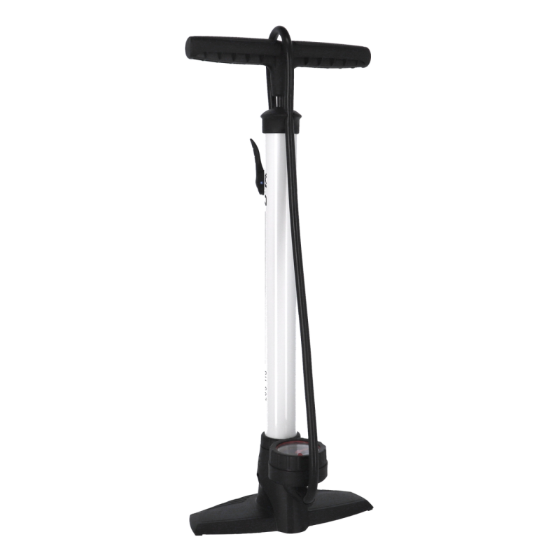 XLC Klasická nožní pumpa Delta PU-S07 11 bar, dual.hlava, bílá