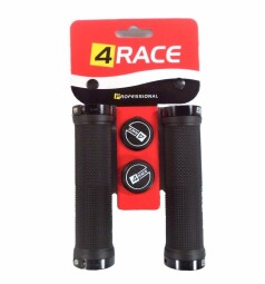Gripy 4RACE 2x Lock 130mm čierne