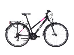 CTM MAXIMA 1.0 trek-matná čierna / ružová