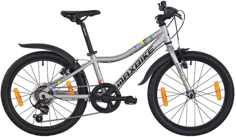 MAXBIKE JUNIOR 20 šedý