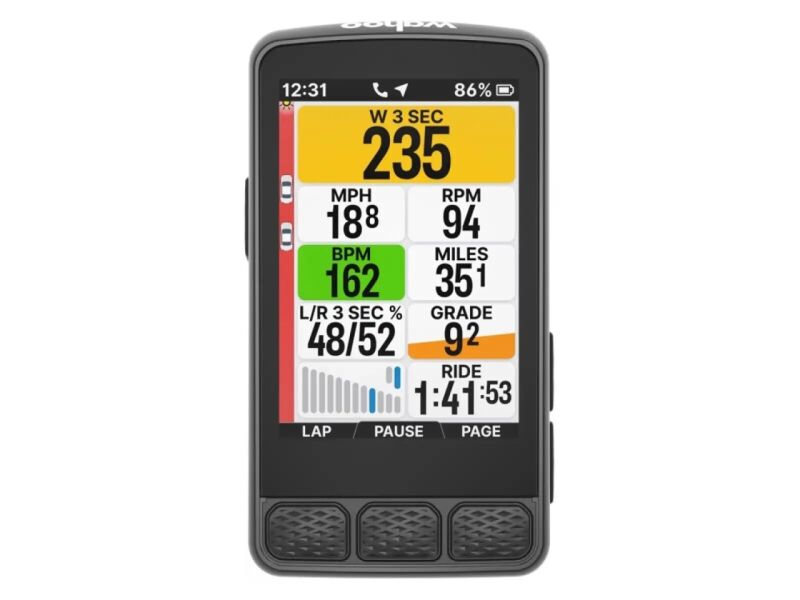 Wahoo TRACKR Radar zadné svetlo s radarom