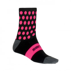 ponožky SENSOR DOTS NEW černo/růžové