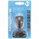 osvětlení přední M-WAVE Apollon Dual 3.8 USB accu přední i zadní v 1