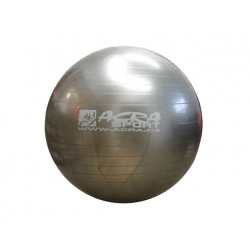 míč gymnastický 650mm stříbrný