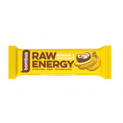 tyčinka Bombus Raw Energy 50g banán+kokos